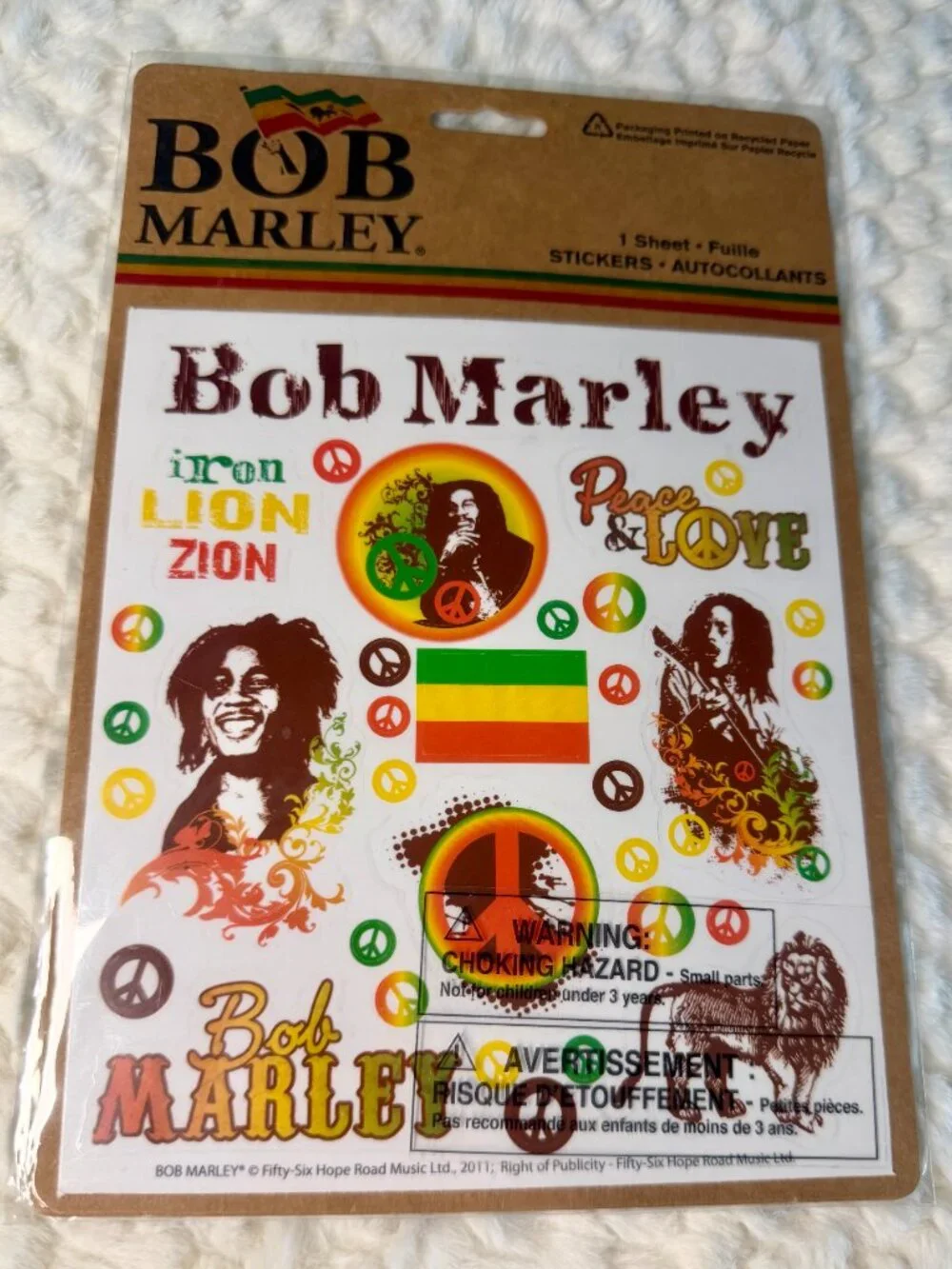 House of Marley Bob Marley Stickers